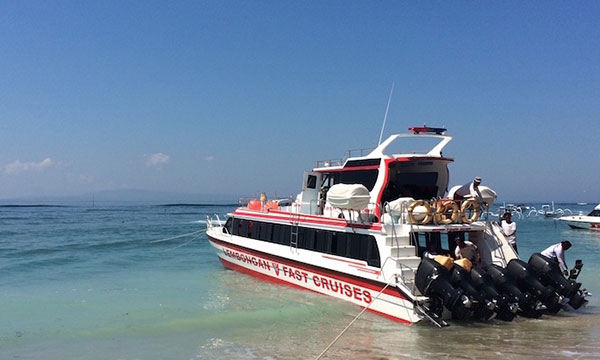 travel lembongan with rocky speed boat