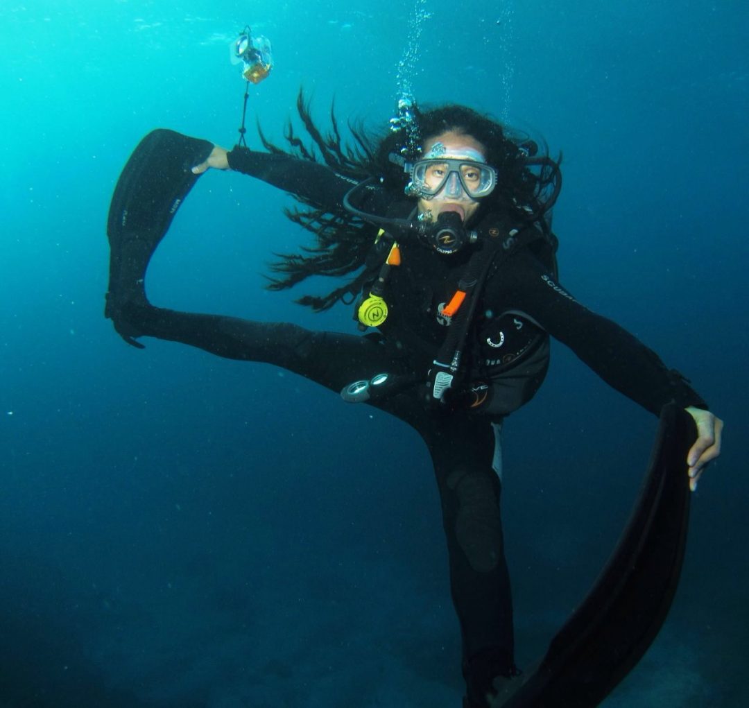 Yoga and Scuba Diving in Nusa Lembongan, Bali, Indonesia